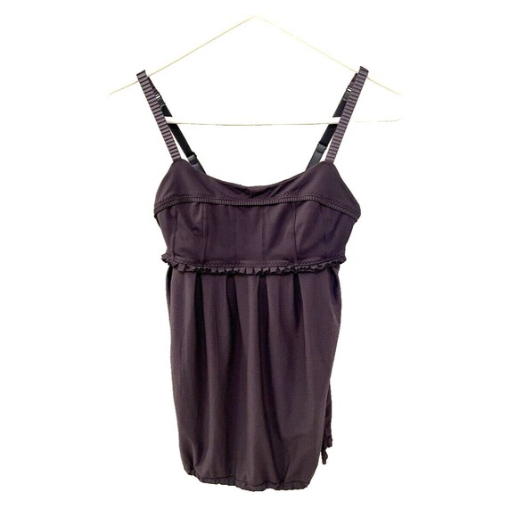Womens Size 4 Lululemon Priiti Tank Top Dark Gray ~ Soft Stretch Luxtreme - Picture 3 of 8